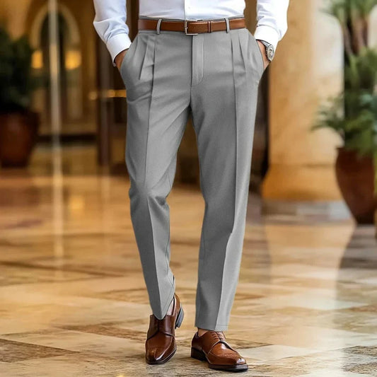 Men's Relaxed Fit Summer Trousers - Breathable Comfort