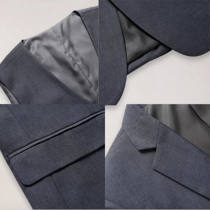 Men's Two-Piece Formal Suit & Trousers Set