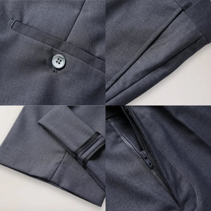 Men's Two-Piece Formal Suit & Trousers Set