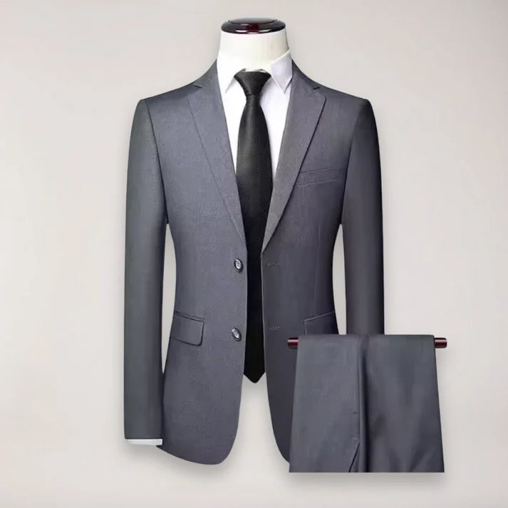 Men's Two-Piece Formal Suit & Trousers Set